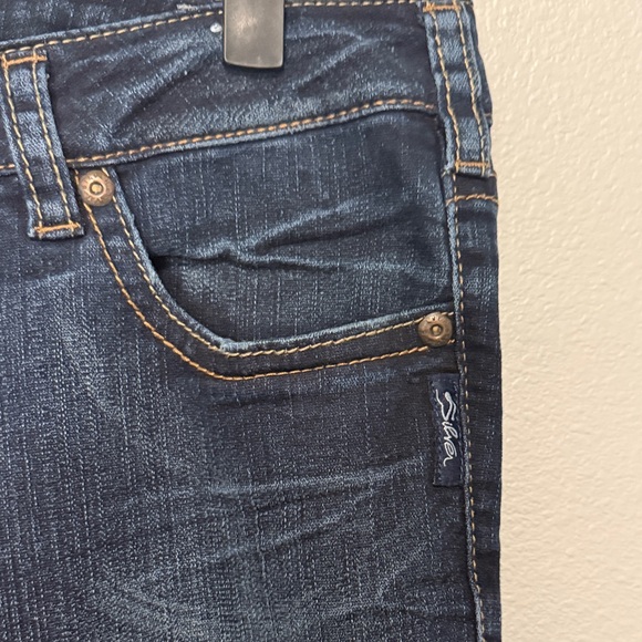 Silver Jeans Dark Blue Flared Jeans - Picture 3 of 7